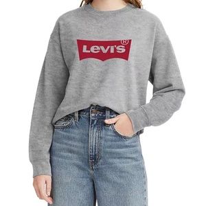 Levi’s Logo Relaxed Crewneck Sweatshirt